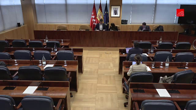 poster Sesión de la Comisión de Radio Televisión Madrid