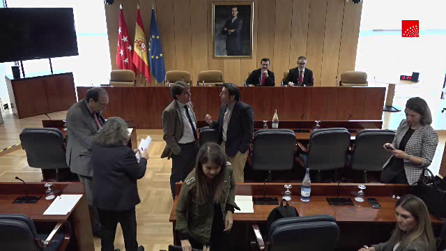 poster Sesión de la Comisión de Estatuto de Autonomía, Reglamento y Estatuto del Diputado.